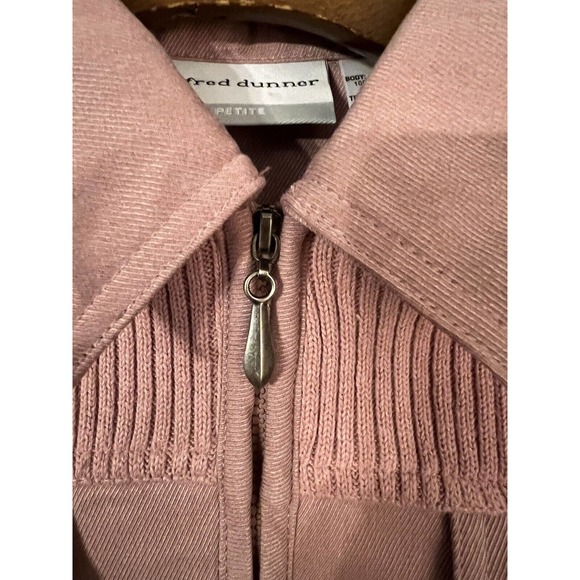 NWT Alfred Dunner Women’s Song Bird Zip Up Blazer Jacket Size 6P - Picture 4 of 8